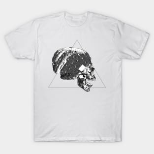 invert skull with beanie T-Shirt